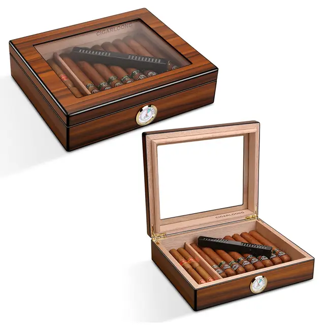 cigarloong zigarren humidor zedernholz
