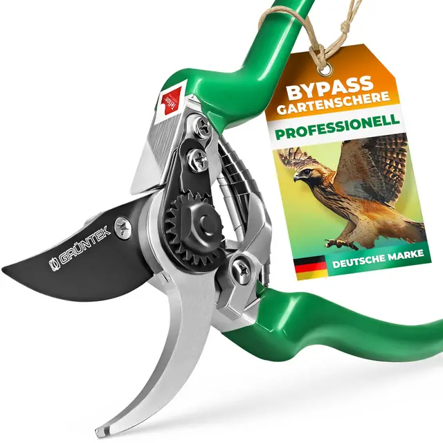 GRÜNTEK FALKE Bypass-Gartenschere 215 mm