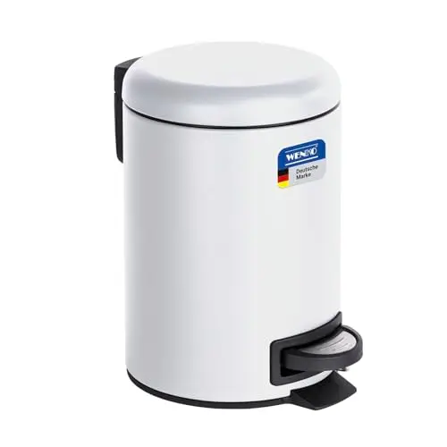 wenko leman kosmetikeimer 3 liter weiß
