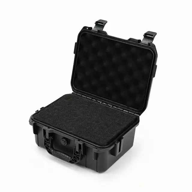 Wasserdichte Box Outdoor, Stoßfeste Druckfest Aufbewahrungsbox IP67 Wasserdicht Stoßdämpfende Schaumstoffauskleidung Kunststoffbox für Outdoor Camping 270 × 215 × 123 mm