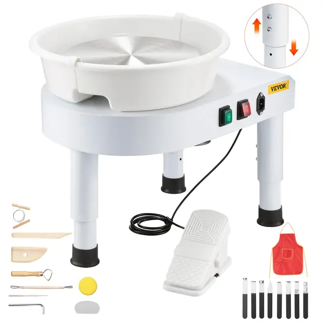 vevor töpferscheibe 28 cm 250w