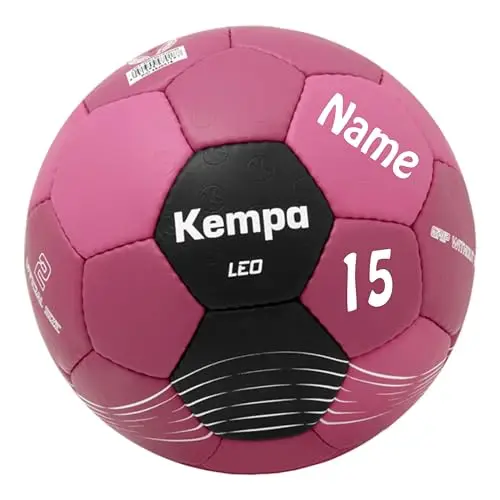 Kempa Sportartikelland Angebot Handball pink Größe 1 personalisiert mit Aufdruck Name und/oder Spielernummer