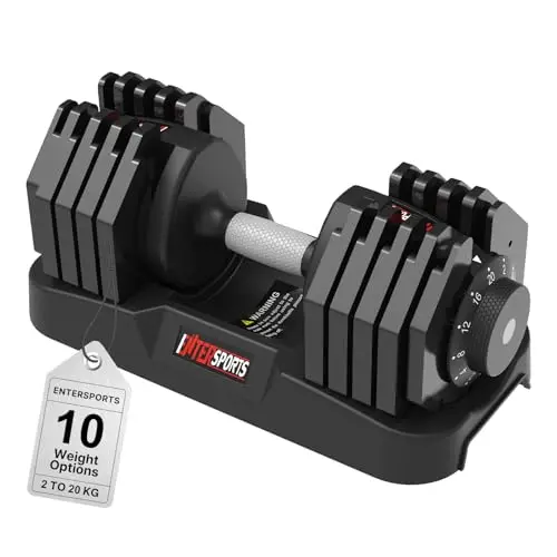 EnterSports 20kg Verstellbare Hantel