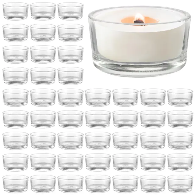 jmiatry 48er-set teelichtgläser