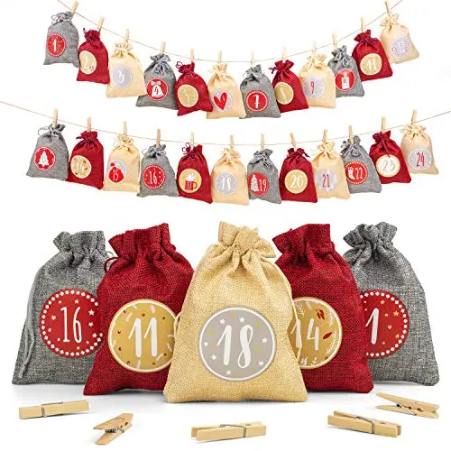 adventi adventskalender 24 stück