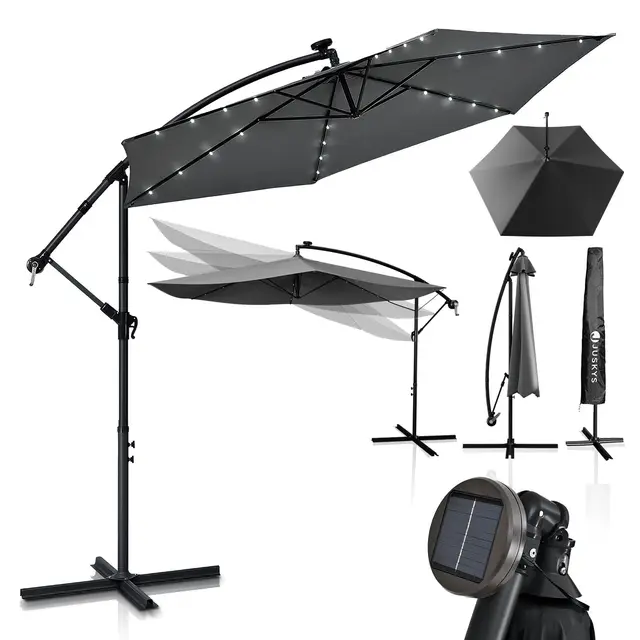 Juskys Brazil 350cm Sonnenschirm
