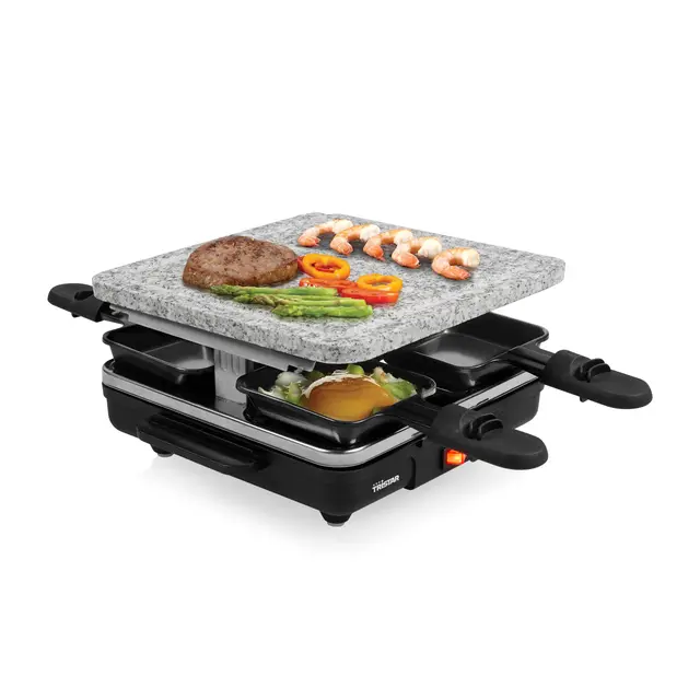 tristar raclette-stein steingrillplatte