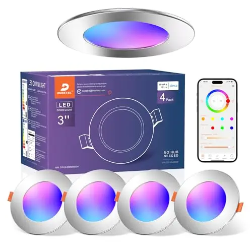 dusktec einbaustrahler led rgb smart