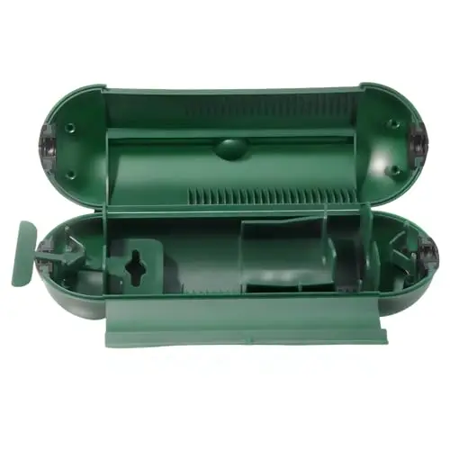 Wasserdichte Koffer Kabelbox IP55 | Stromkasten Außenbereich mit Überhitzungsschutz | Grüne Outdoor Elektrobox (20.5x12.5x8cm) | Ideal für Kabeltrommel & Steckdosen-Schutz