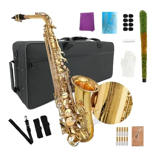 youngmonic altsaxophon messing starter