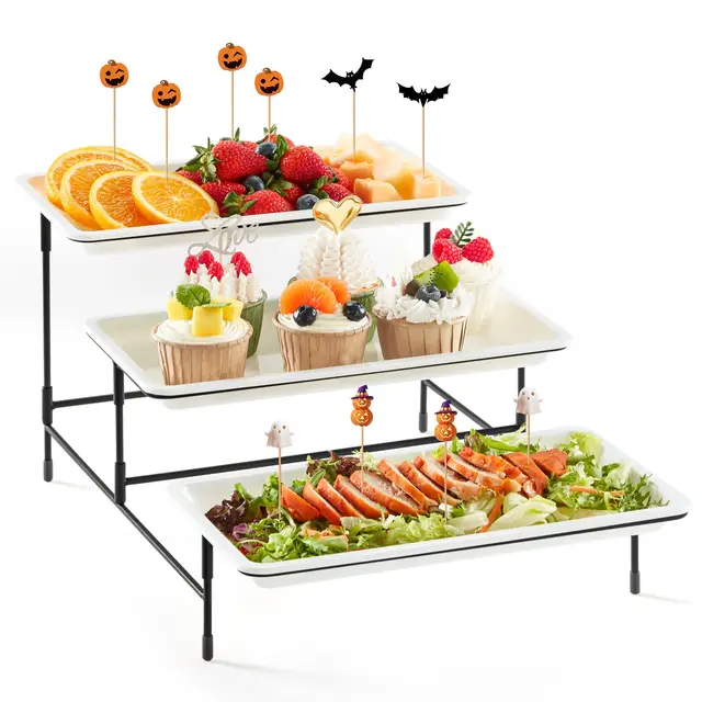 lifewit etagere 3 etagen rechteckig