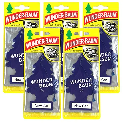 wunderbaum 5x new car duftbaum