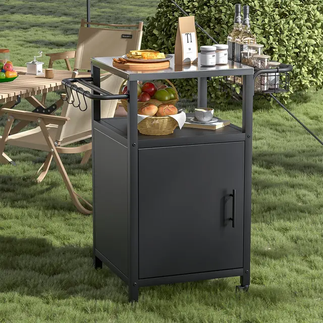 skokliz h0133 grillwagen 50x50x92 cm