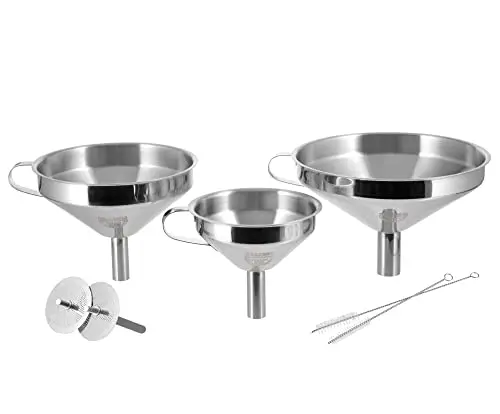 gräwe trichter-set edelstahl 3-teilig