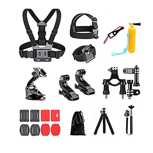 aolkee 20-in-1 actioncam zubehörset