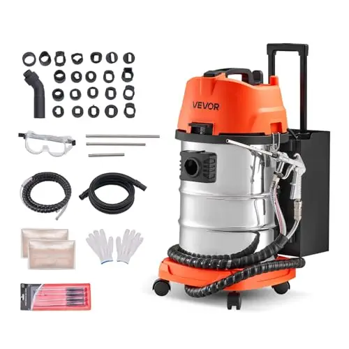 VEVOR Walnuss Strahlgerät 30 L, 1600 W
