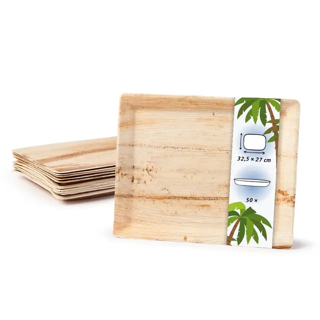 onlyleaf palmblatt servierplatte 33x27