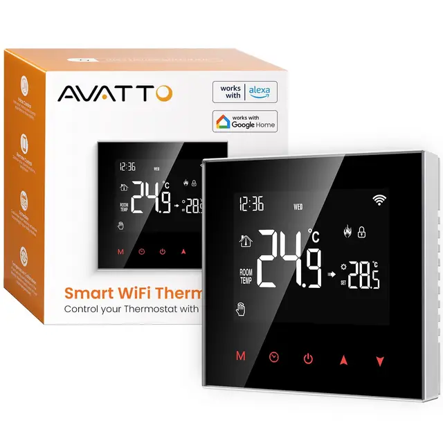 avatto thermostat wifi fussbodenheizung