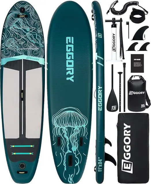 eggory aufblasbares paddle-board 335 cm