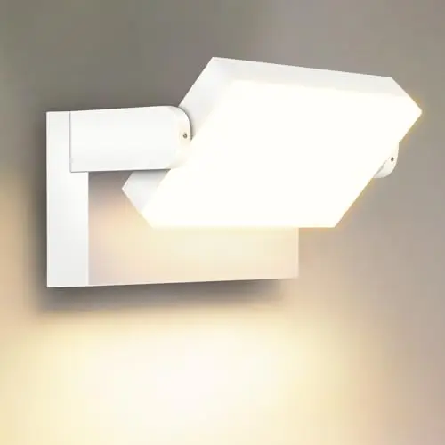 Kingwen 40W LED Außenlampe 3000K 3000lm 360° schwenkbar IP65 weiß