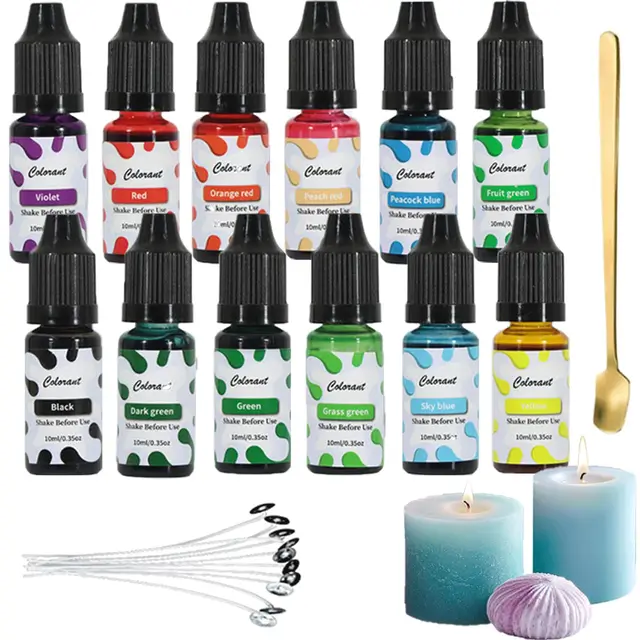 canollo kerzenwachs farbe 12 farben