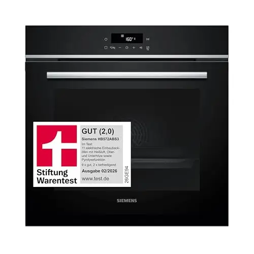 siemens iq300 hb572abs3 einbaubackofen
