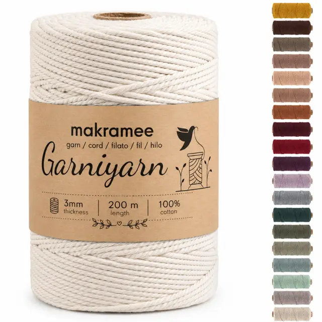 garniyarn premium makramee garn