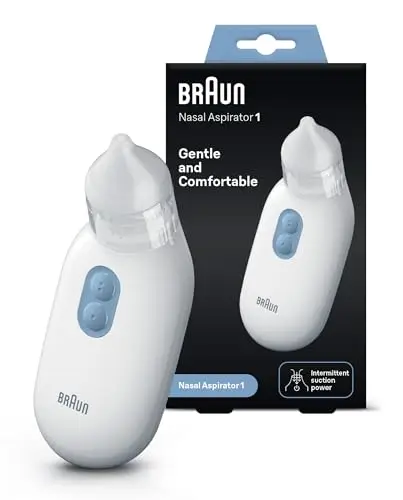 Braun Nasensauger 1 BNA100 Elektrischer Schleimlöser für Babys