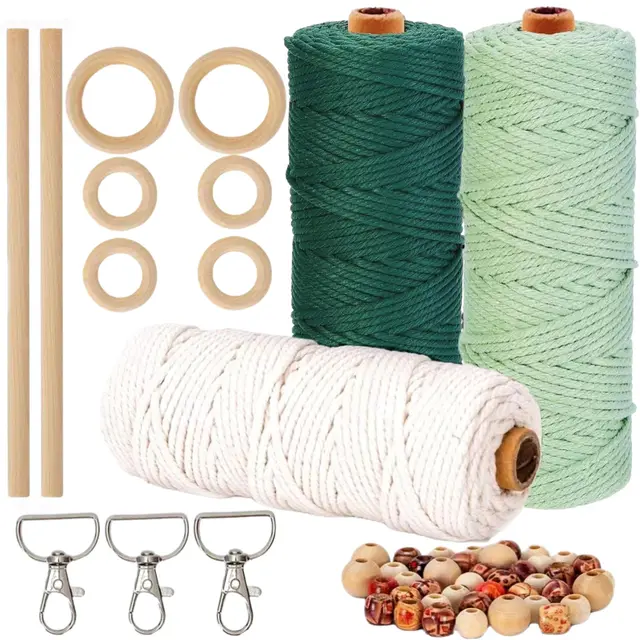 hancheng makramee set 60m garn