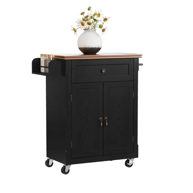 holtico küchenwagen mit rollen 66x38x86