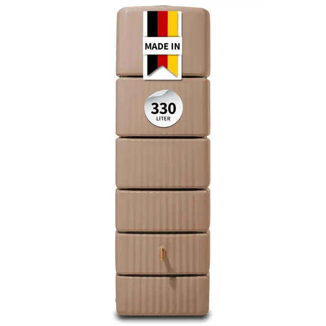 4rain Slim Regenwassertonne 330L