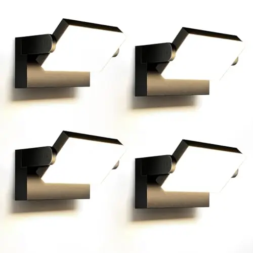 ledmo 4x 60w led wandleuchte aussen