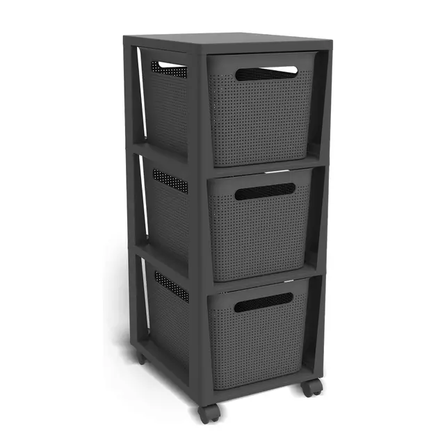 rotho brisen rollcontainer 3 schubladen