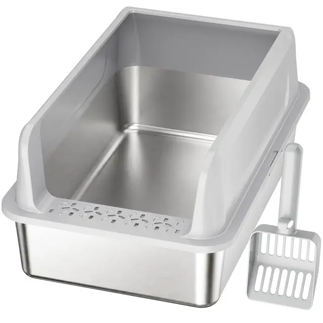 lifewit 25216 edelstahl katzenklo
