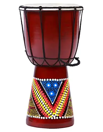 ciffre kinder djembe 30cm trommel holz