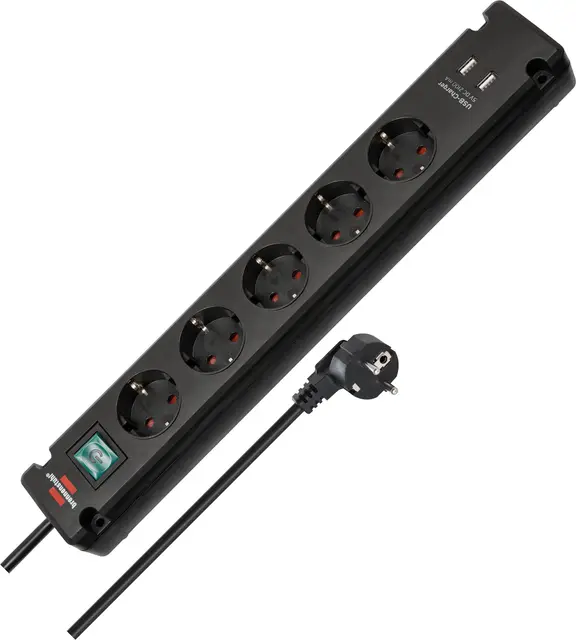 brennenstuhl bremounta steckdose 5-fach