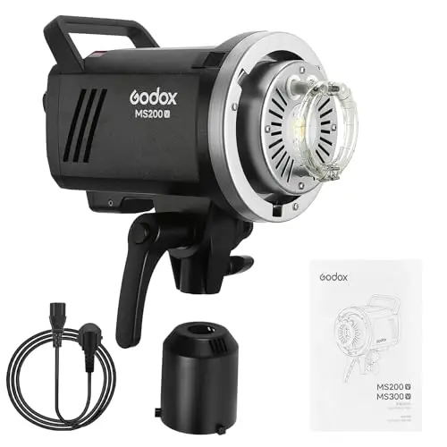 Godox MS200V Studioblitz 200W mit LED-Modellierlampe Bowens