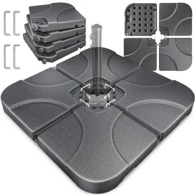 kesser schirmständer 4-teilig 80 kg