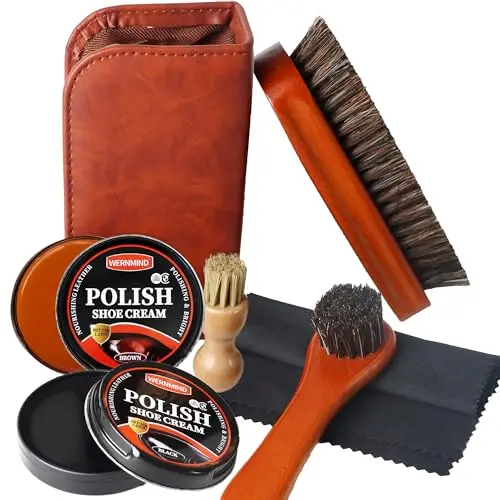 wernmind schuhpflege-set rosshaar