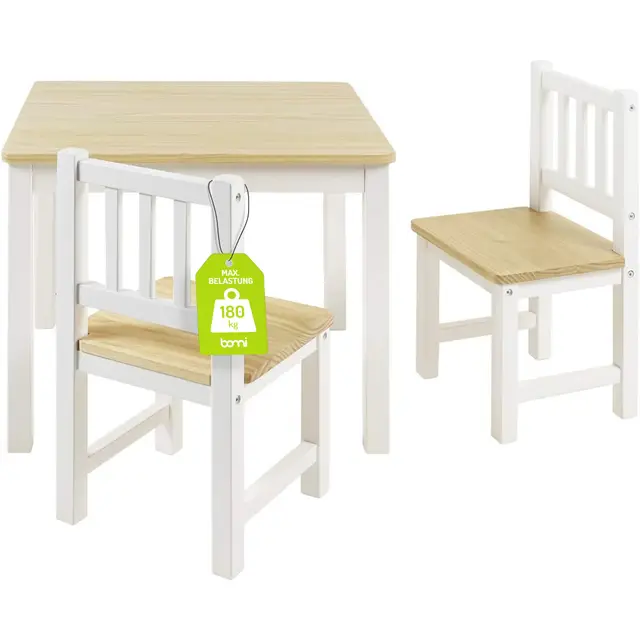 bomi kindersitzgruppe amy holz 3er set
