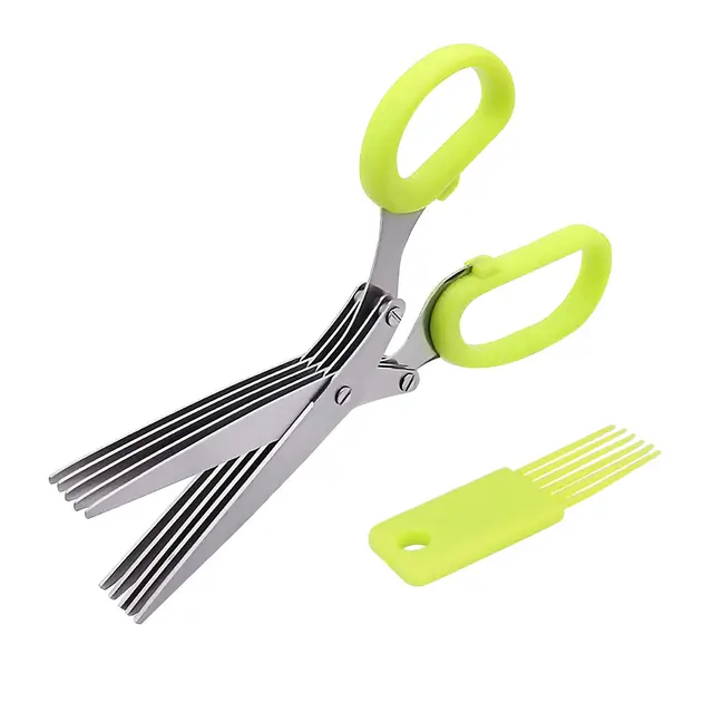 zenvaly kräuterschere 5 klingen