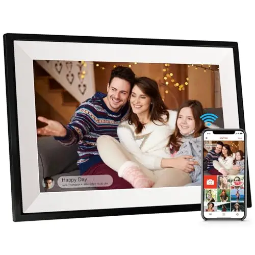 PiPivision Frameo Digitaler Bilderrahmen 10,1 Zoll