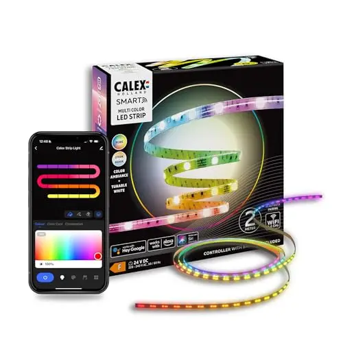 calex smart led streifen 2m rgbic