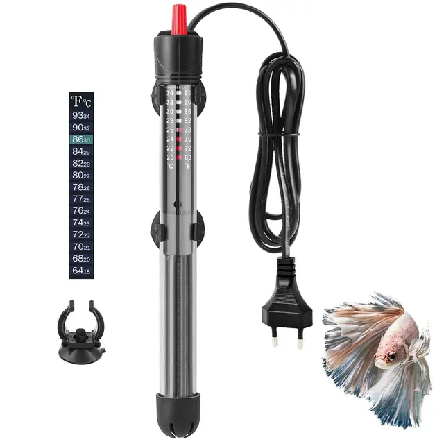 FEDOUR Aquarienheizer 300W Quarzglas mit Thermostat