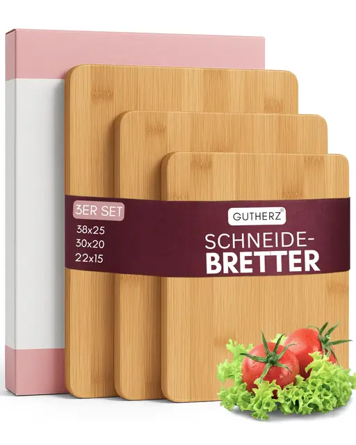 gutherz bambus schneidebrett 3er set