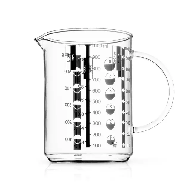 wmf gourmet messbecher 1 liter glas