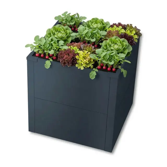 metzler hb50-an hochbeet stahl anthrazit