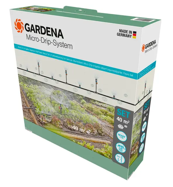 Gardena Micro-Drip-System Tropfbewässerung Set 40 m²