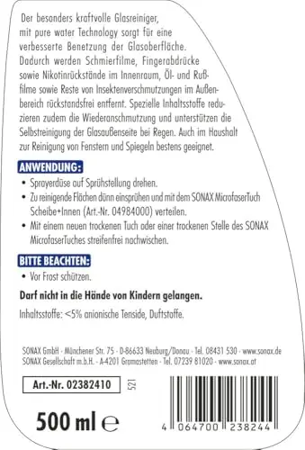 SONAX XTREME ScheibenKlar Glasreiniger