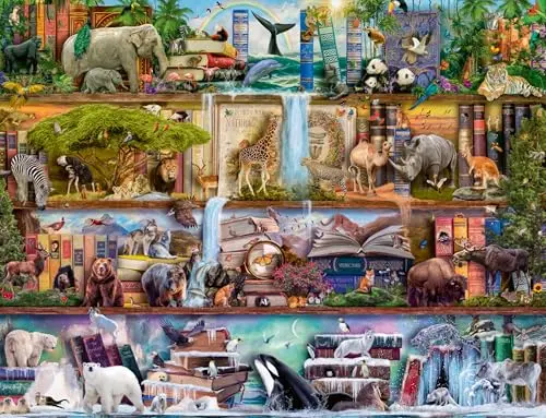 Ravensburger Puzzle 16652 - Großartige Tierwelt - 2000 Teile Fantasy-Puzzle, für Erwachsene und Kinder ab 14 Jahren, Puzzle-Motiv von Aimee Stewart